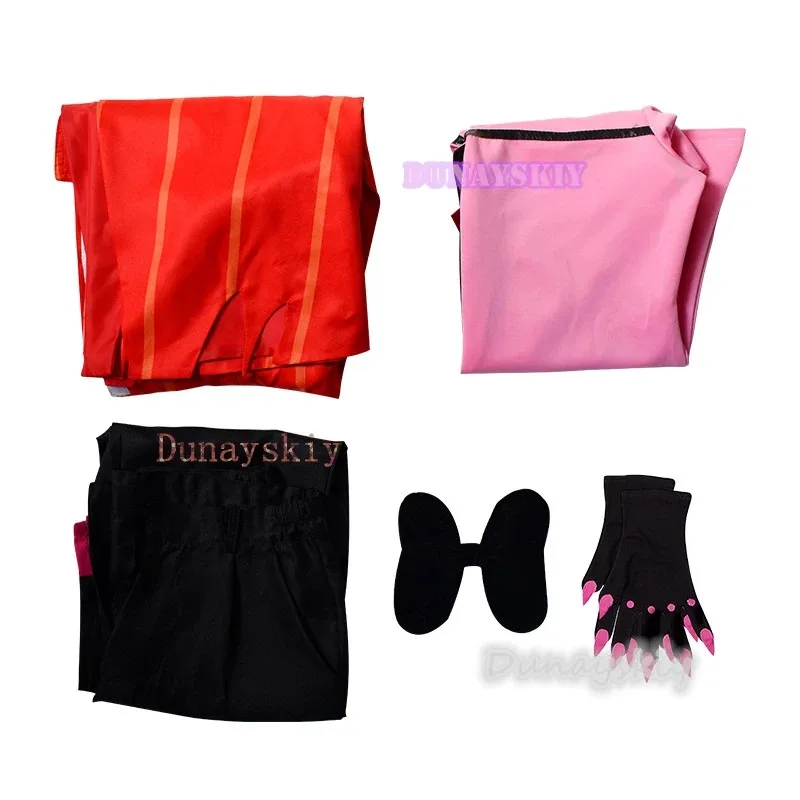 Nuevo Hazbin Cosplay Hotel ALASTOR pelucas de Cosplay accesorios para el cabello con gafas sombreros accesorios de disfraces de Navidad y Halloween