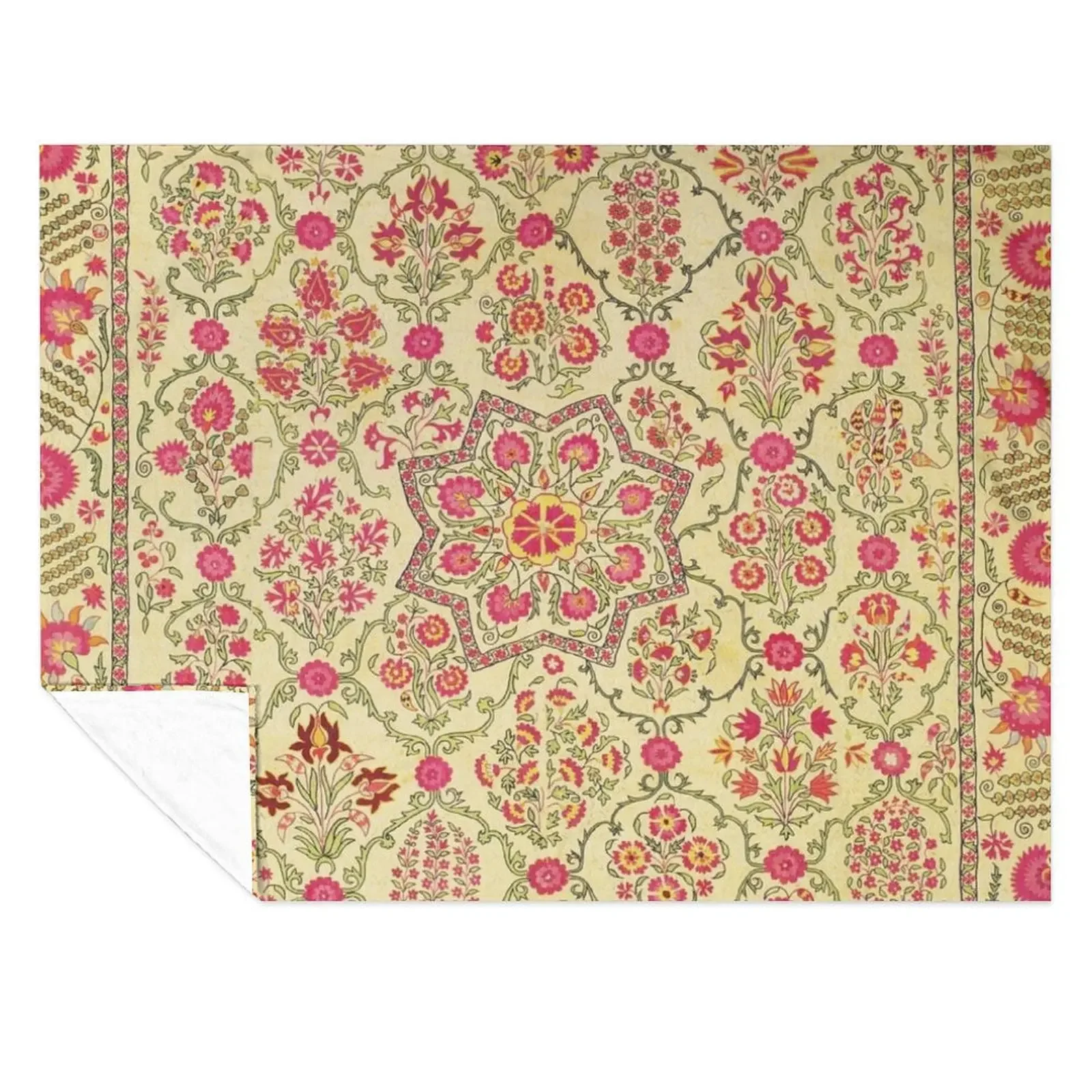 

Vintage Bohemian Suzani 2 Throw Blanket Stuffeds Cute Baby Designers Blankets