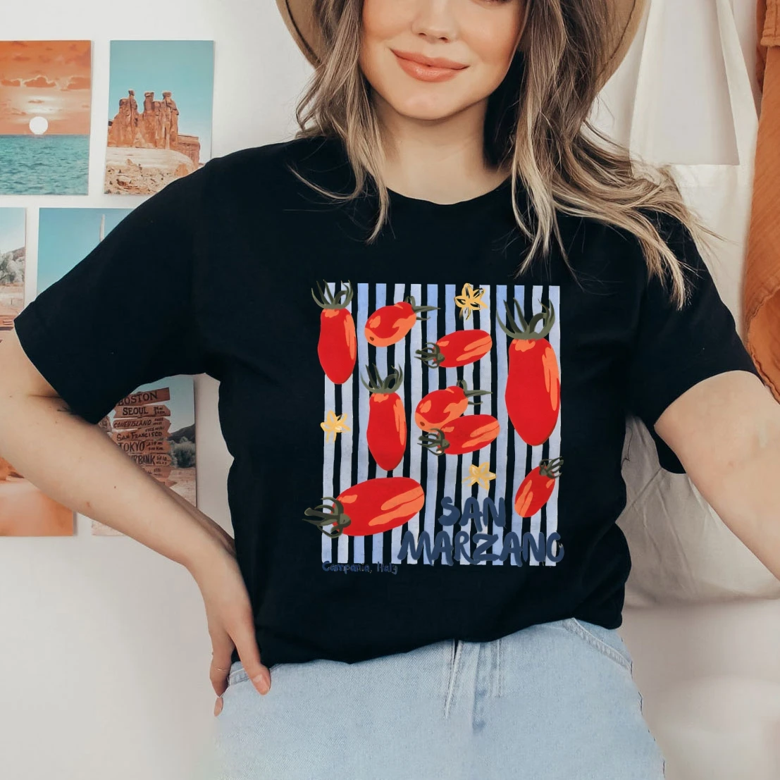 San Marzano Grafik T-Shirt Y2K Übergroße Streetwear Männlich Weiblich Kurzarm Tops Baggy Komfort Top Kleidung Für Sommer Frühling