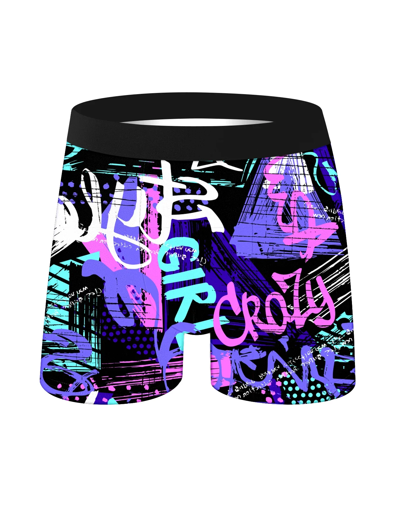 5-Pack Men's Underwear Soft Comfortable High-Quality Long Boxer Shorts Fashionable Multicolor Cool Men's Boxer Briefs