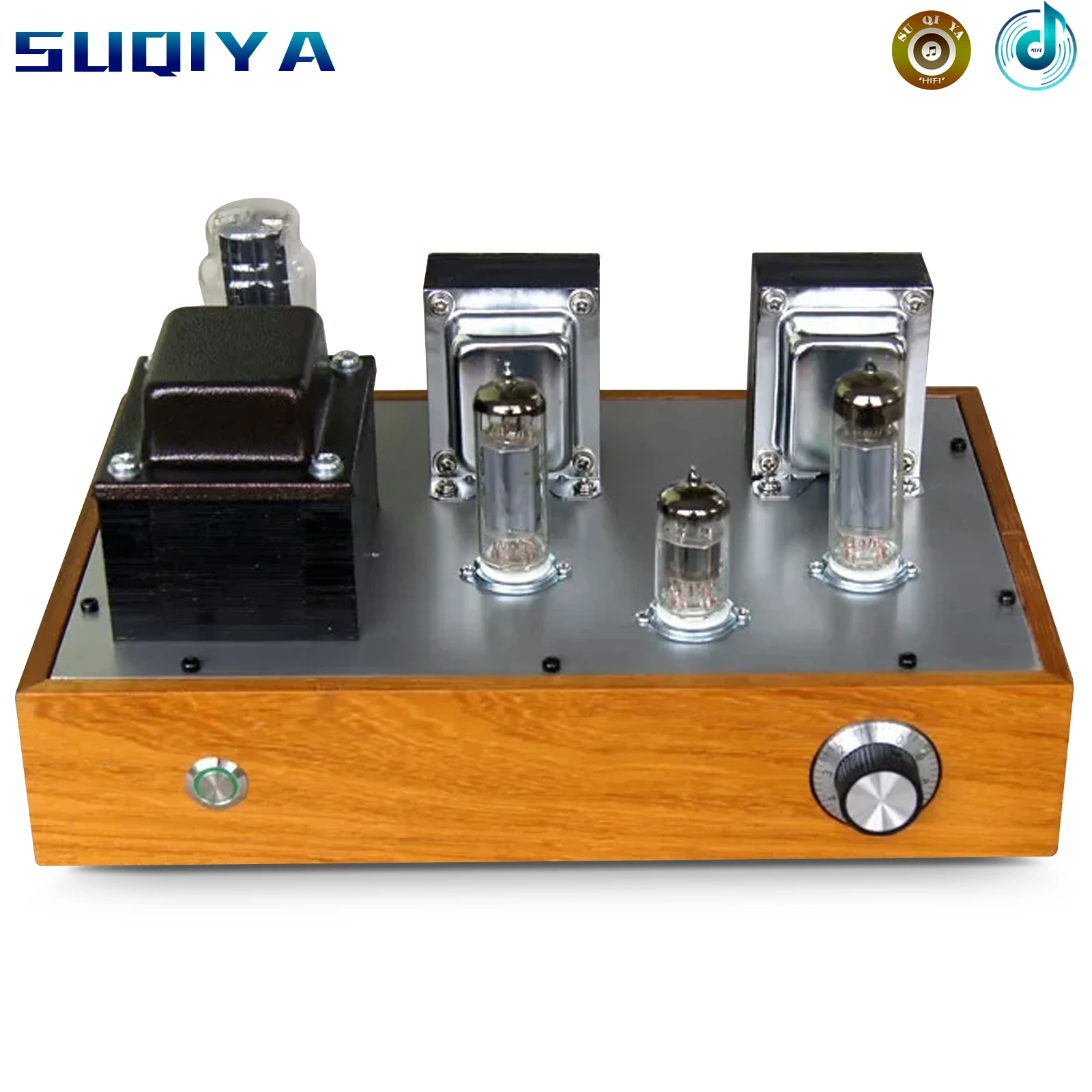 Terbaru Promosi Kasus Kayu 6N1 + 6P14 Tabung Preamplifier 5Z4P Tabung Perbaikan Tabung Amp 3.8 W + 3.8 W/ 8 Ohm