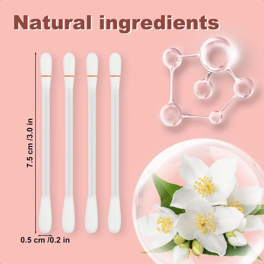 Hisopos de algodón, hisopos desmaquillantes, barras de labios para ojos, removedor de maquillaje relleno de líquido, hisopos de algodón para ojos, labio, Eyeb