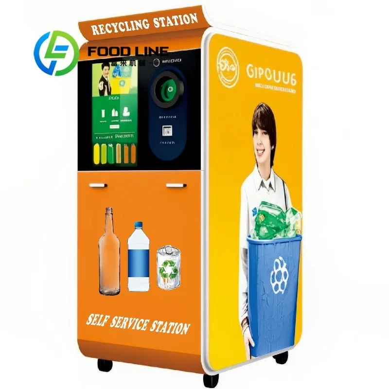 Customize New Product Arrival Reverse Vending Machine (RVM) For Plastic Bottle Print Receipt Rewards For Recycling