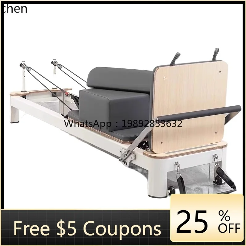 JSS  high-end small white bed aluminum alloy full track home and commercial yoga studio professional training yoga bed