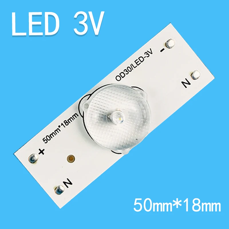 New Led Strips 3v 50mm*18mm Bulbs Diodes For LED TV Repair 32\