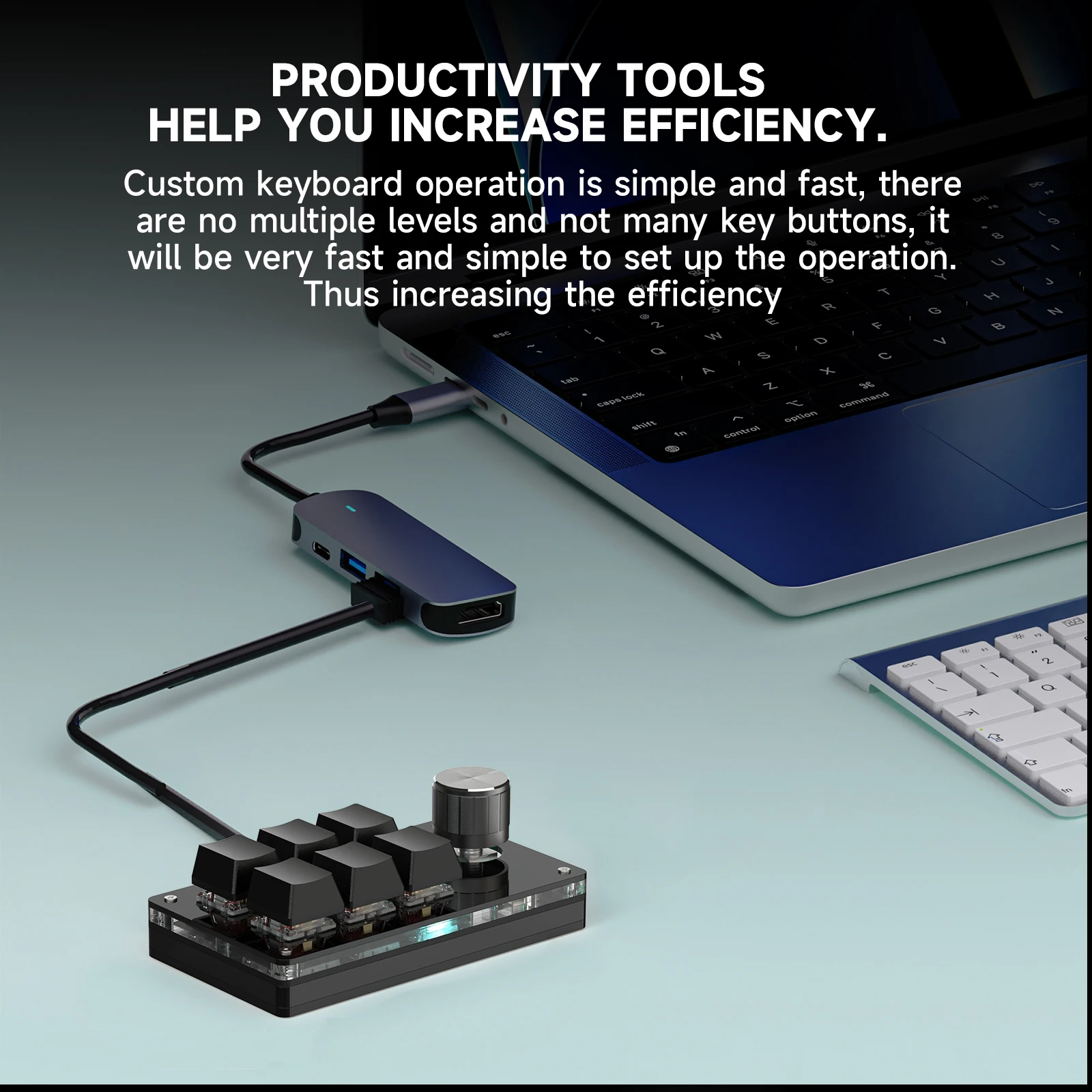 Wired Programmable Keypad With Drawing Programming Video Programmable Macro Keyboard,