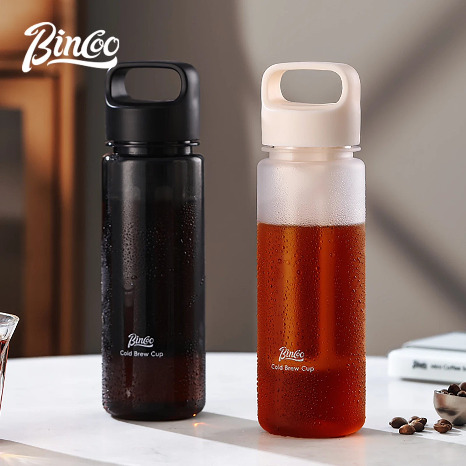 

Bincoo 450-метровая машина для холодного заваривания и изолированный стакан, герметичная бутылка для кофе, чая, протеиновых коктейлей