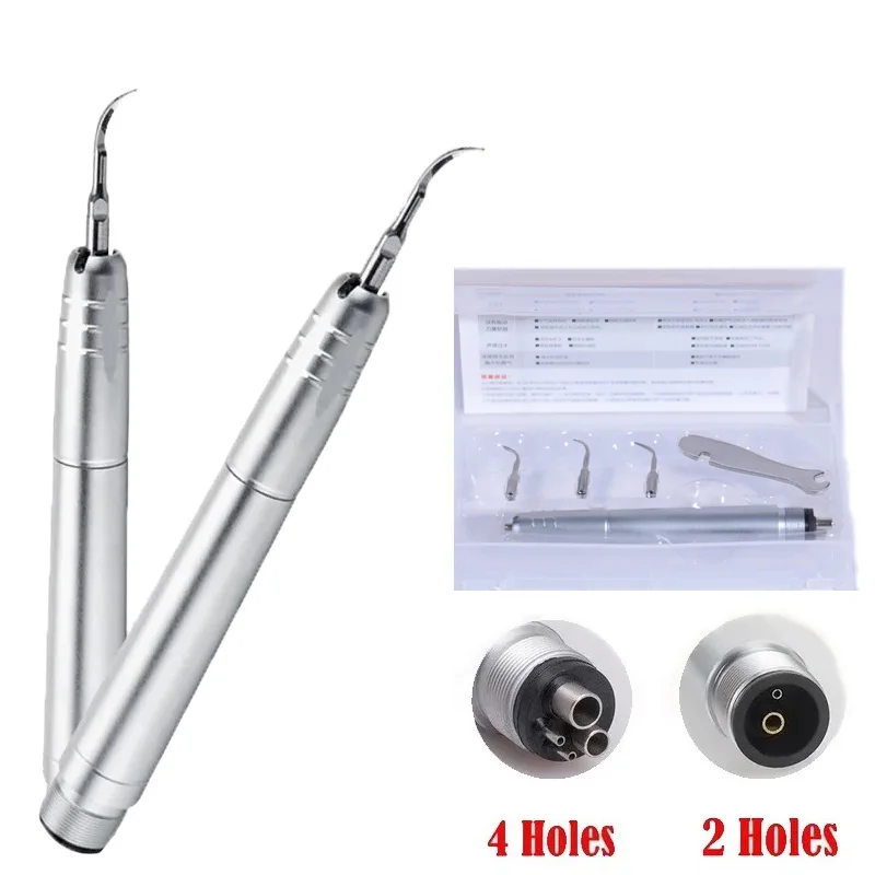 

Dentistry Dental Ultrasonic Scaler / Midwest 2/4 Holes B2 / M4 Tips Scaler Handpiece With 3 Tips G1 / G2 / G3 Tooth Irrigator