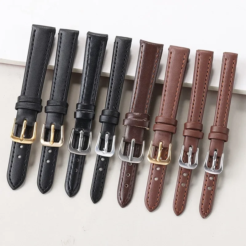 PU Leather Watch Band 8/10/12/14/16/18/20/22/24mm Soft PU Leather Straps for Men Women Universal Bracelets Wrist Bands for Rolex