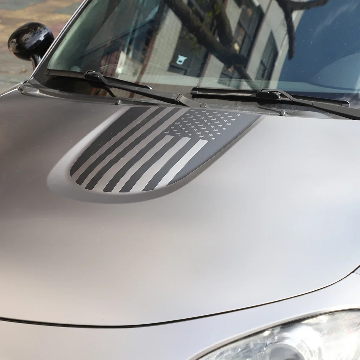 

For 2009-2015 Mazda MX-5 NC Car Styling Car Hood National Flag Sticker Car Exterior Detail Decorative Accessories