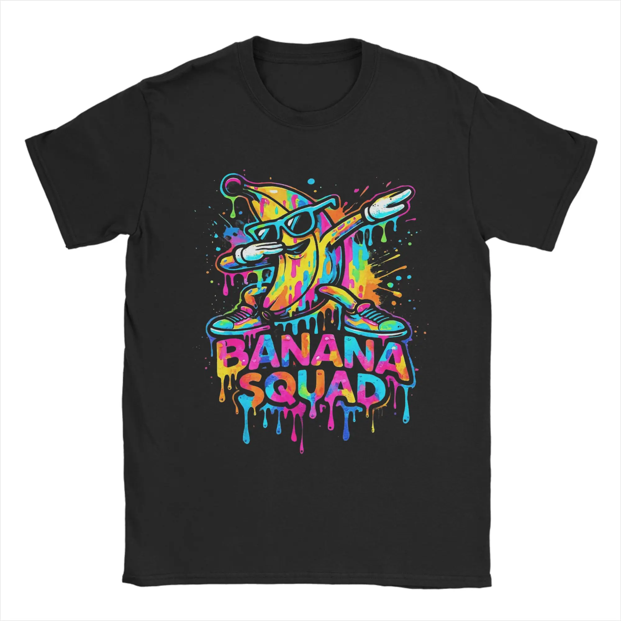 Banana Ballers Men's T Shirt  Vintage Tee Shirt Short Sleeve O Neck T-Shirts Cotton Graphic Printed Clothes