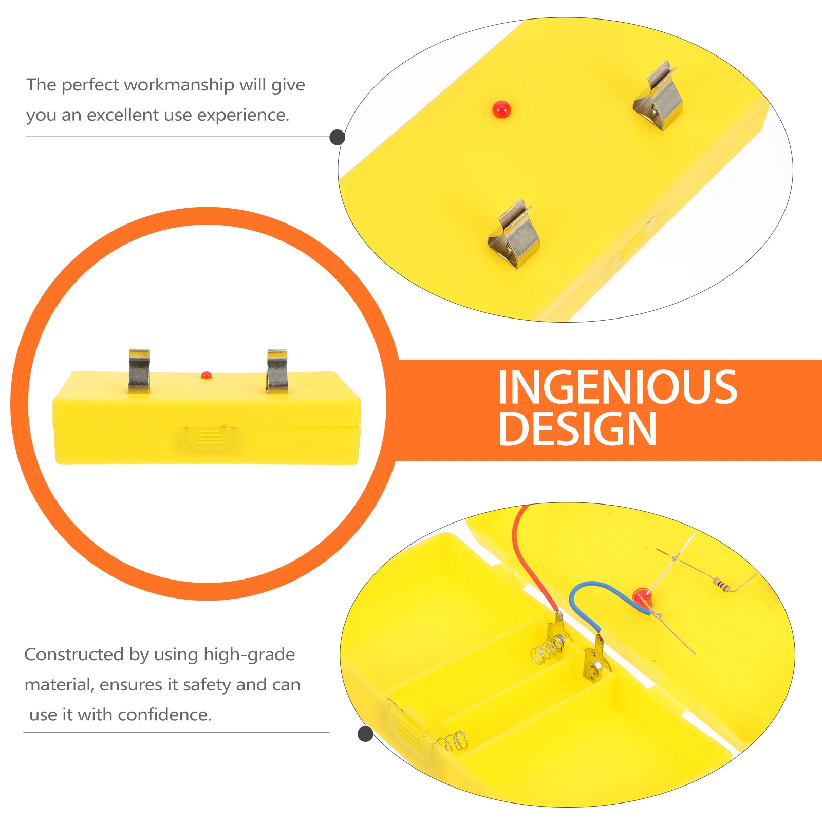 

Conductivity Experiment Material High-Grade Plastic Physics Teaching Equipment Durable Portable Teaching Device