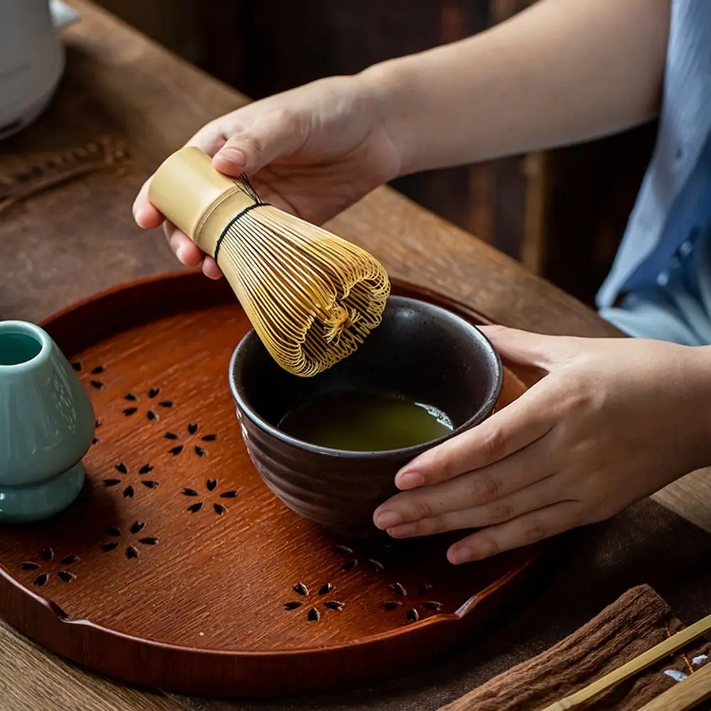 Japanese Tea Set Matcha Green Tea Powder Whisk Bamboo Useful Brush Tools Kitchen Matcha Tea Bamboo Accessories