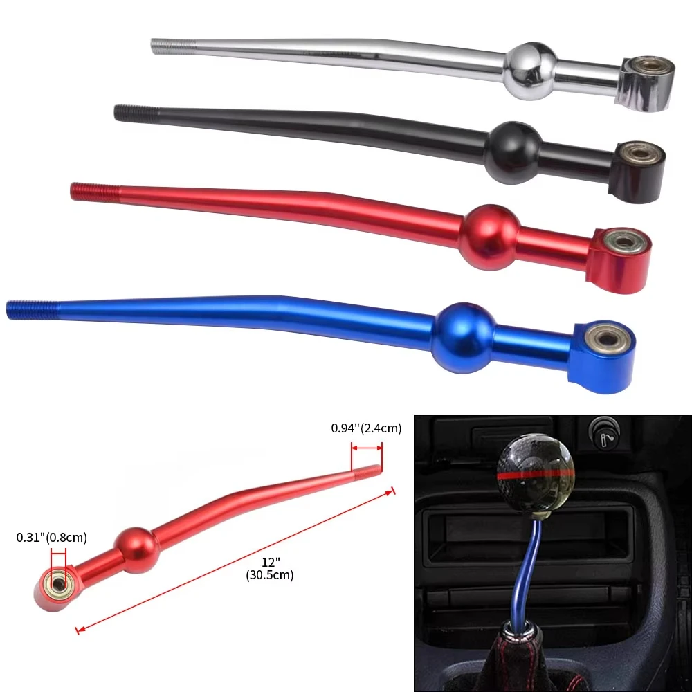 Aluminum Racing Short Throw Shifter - Single/Dual Bend MT Lever for 1988-2000 Honda Civic/CRX/Del Sol