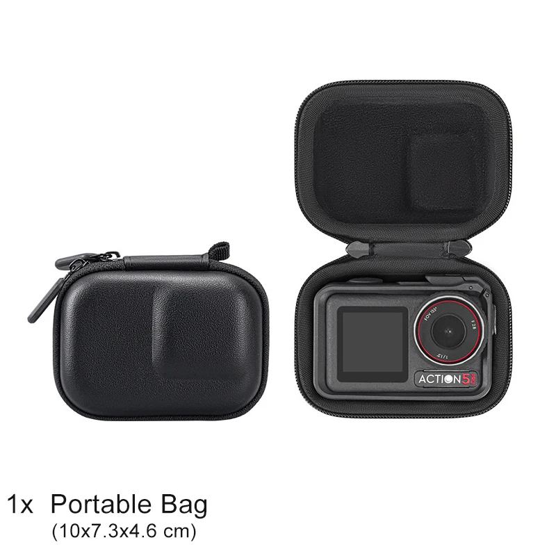 Für DJI Osmo Action 5 Pro 4 3 Screen Protector Gehärtetes Glas Film Objektiv Abdeckung Kappe Tasche Fall für DJI Action 4 5Pro Zubehör