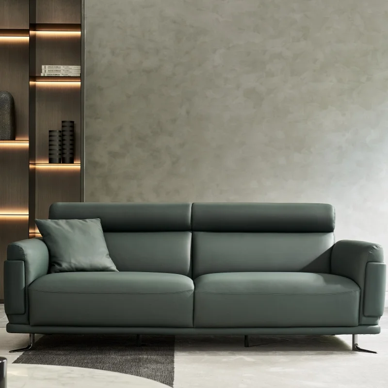 Minimalist Modern Three Seat Sectional Sofa Set Modular Extendable Tufted Wash-Free Legs Velvet Fabric for Apartment Hotel