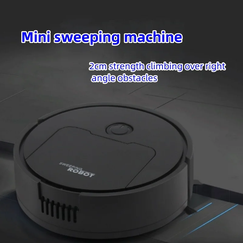 USB Smart Sweeping Robot Mini Silent Vacuum Cleaner Sweep Mop Brush Three-in-one Multi-function Cleaning Machine for Home