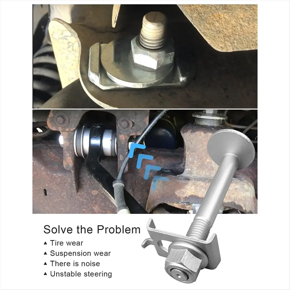 Super Sale Eccentric Bolt Suspension Adjustment Bolt FL3Z-3B236-A FL3Z3B236A for Ford F150 New High Quality Auto Parts