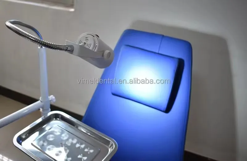 

Simple Folding Chair Dental Portable Chair Units With LED Lamp +Spittoon+ Tray for Hospital Dentist Clinic