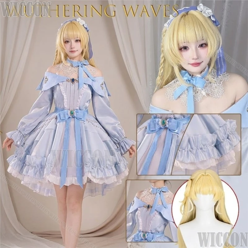 

Wuthering Waves Phoebe Cosplay Costume Streamer Riddle Theme Anime Game Role Play Outfit For Women Halloween Comic Con Party Cos