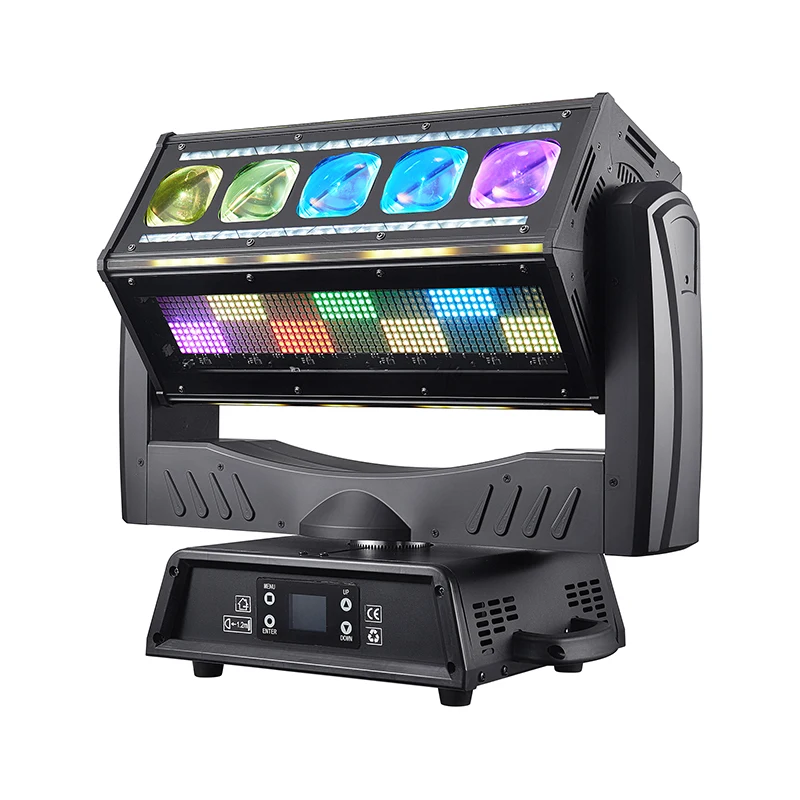 Sunart Retro Effect Moving Head Stage Lighting Beam Laser Strobe Color Flow For DJ Disco Parties Night Clubs DMX Bars Fixture