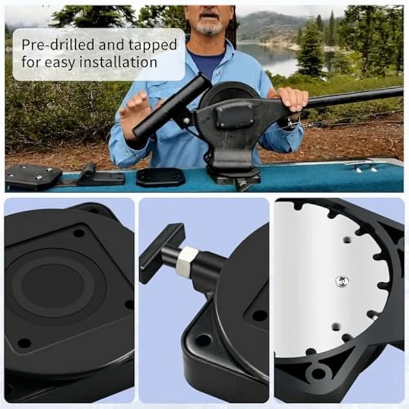 

ABUG-2207003 Low-Profile Swivel Base Low-Profile Swivel Mounting Base For Cannon Downrigger