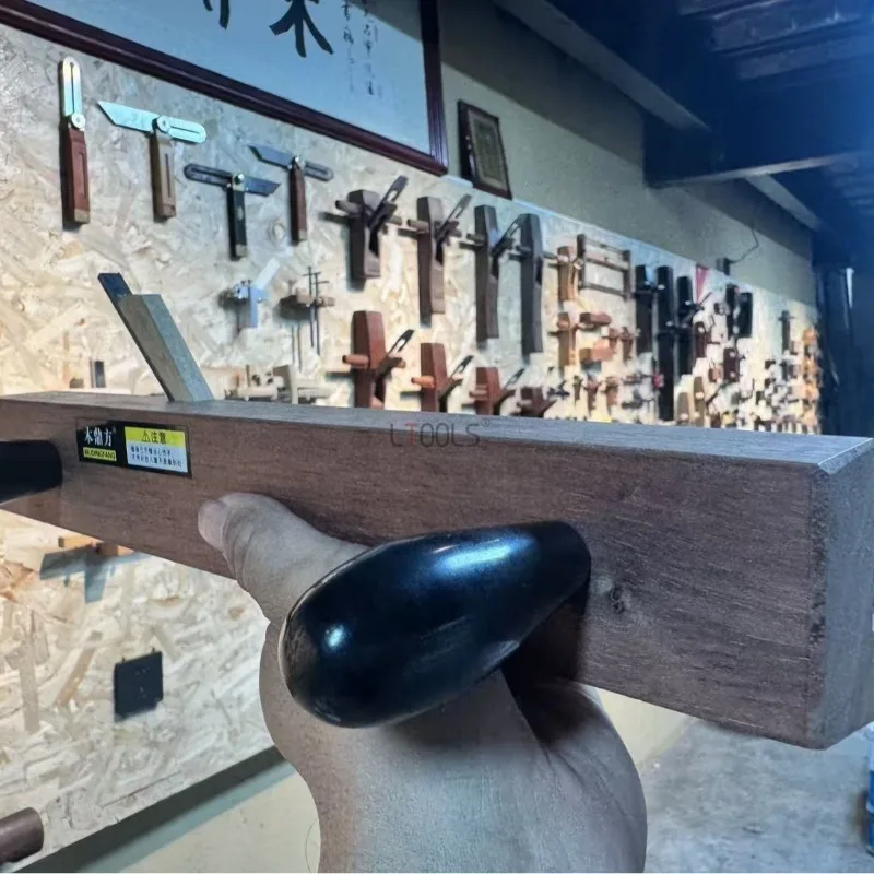 

Traditional Hand Wood Plane 65° Dovetail Groove Rabbet Plane Vintage Angled Hand Planer Carpenter Dovetail Joint Bevel Trimming