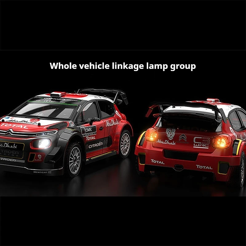 MJX 7303 1/7 2.4G RC 4WD จําลอง Citroen ความเร็วสูงรถออฟโรด brushless rally รถ C3 รีโมทคอนโทรลของเล่นผู้ใหญ่