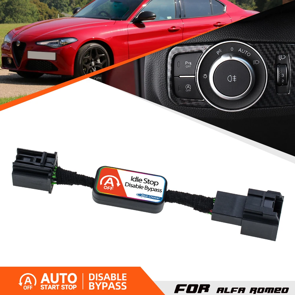 

Автоматический старт-стоп-элиминатор для Alfa Romeo Stelvio Giulia 2016 2017-2024, автомобильный кабель системы автоматического запуска и остановки A-Off