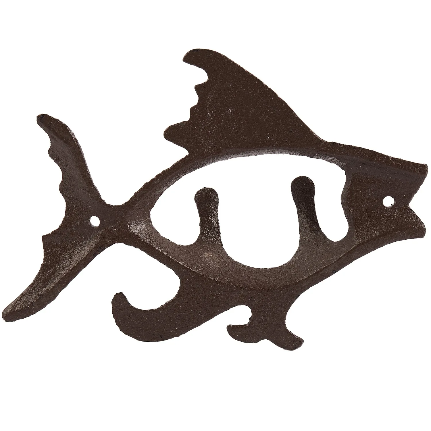 ELBA_Fish Ocean Series Cast Iron towel Hanger Hook for Hat, Key, Coats