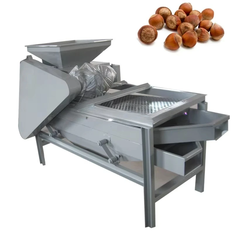 피마자 씨앗 헤이즐넛 껍질 벗기기 기계