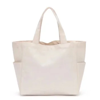 캔버스 토트백, 맞춤형 인쇄 로고 숄더백, 면 쇼핑백, 친환경 가방, 크로스 바디 보관 한백, 커피 런치백