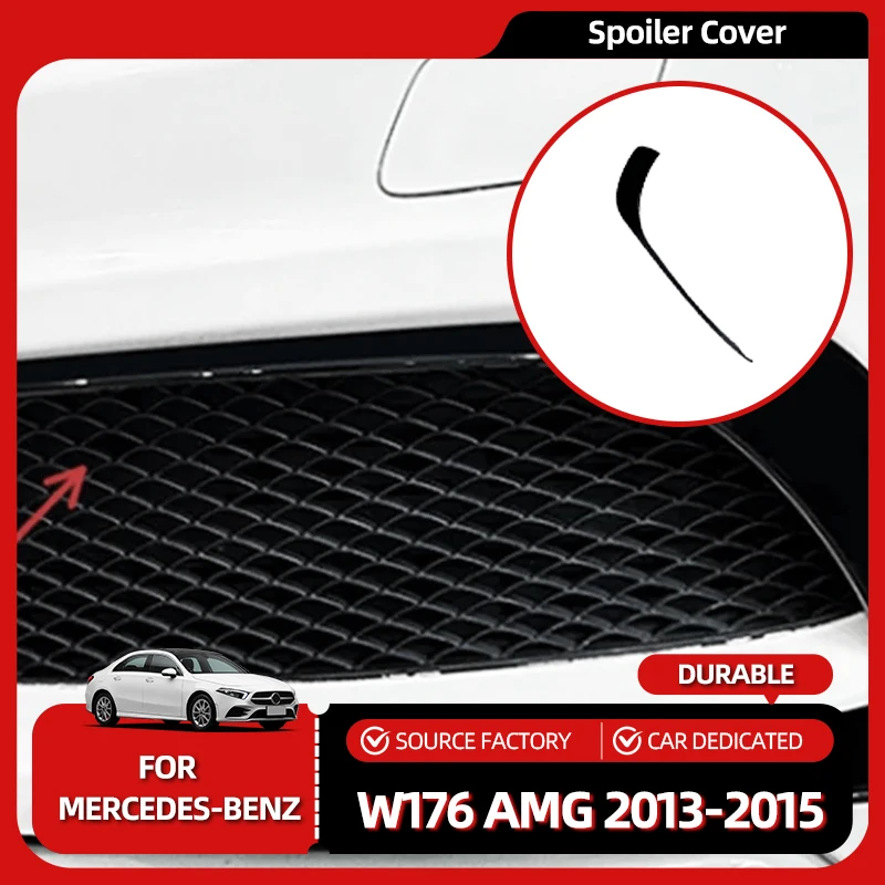 

Interior Mouldings Car Front Bumper Lip Splitter Spoiler Fog Lamp Spoiler Cover Trim For Mercedes-Benz A Class W176 AMG 2013-201