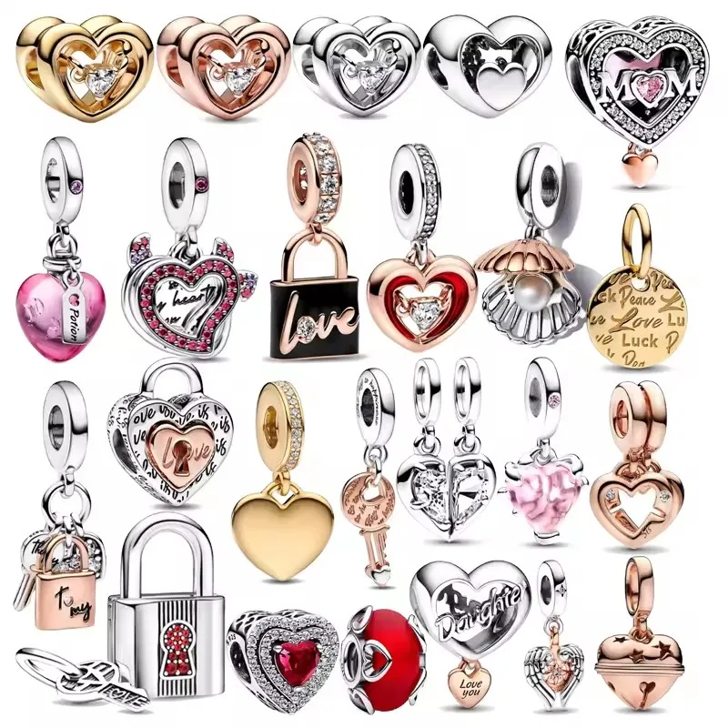 

Silver 925 Charms Zircon Heart Shape None Cnas 35210664212 Silver Beads Charms Silver 925 Promotion