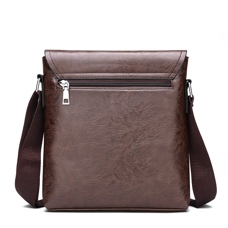 Jeep Buluo Luxe Merk Messenger Bag Mannen Lederen Business Schoudertassen Voor Man Crossbody Bag Mannelijke Handtas