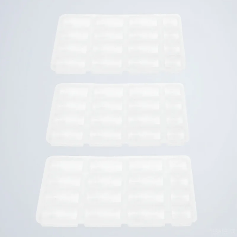 

3pcs Mini For Sand Table Diy Silicone Making Mold Demoulding Easy Micro Landscape Tool Simulation Brick Wall Brick Making Mold