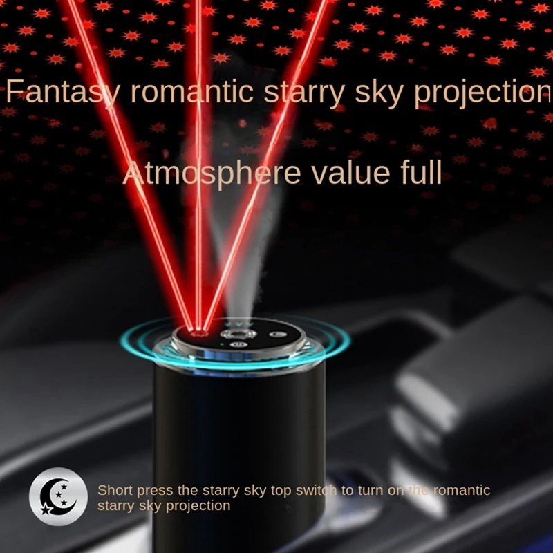 Mini difusor de aromaterapia, máquina de atmósfera de iluminación, temporizador automático, pulverizador