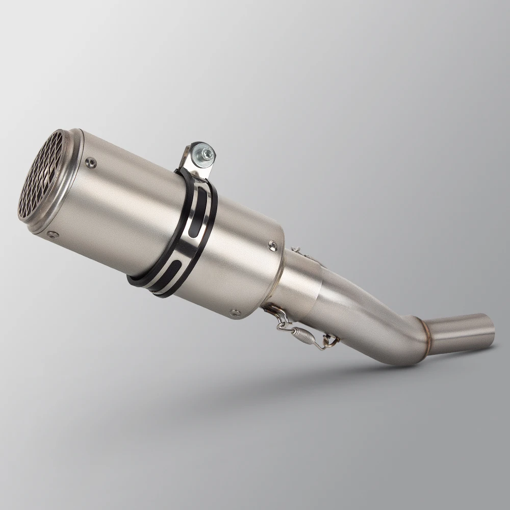 

For Bajaj PULSAR NS200 NS 200 motorcycle exhaust middle section stainless steel mid link pipe with muffler escape moto