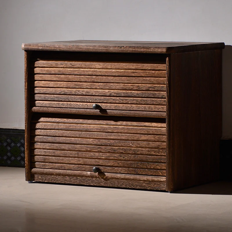 

Pure solid wood shoe change storage living room storage shoe stool door entry shoe cabinet household