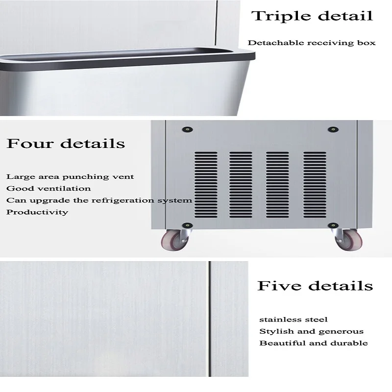 Ice Cream Machine Commercial Automatic Large Capacity Vertical Sweet Cone Ice Cream Making Machine