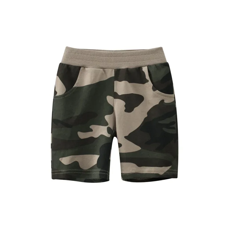 Kids Clothes Set For Baby Boys Camouflage Tops Pants 2PCS Short Sleeve Cotton Costume Tracksuit Outfits Set 2024 Summer