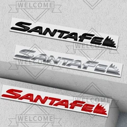3D Car Stickers For Santa Fe N Line Tuscani I30 I10 Emblem Auto Body Letter Badge Trunk Decal Decoration Accessories