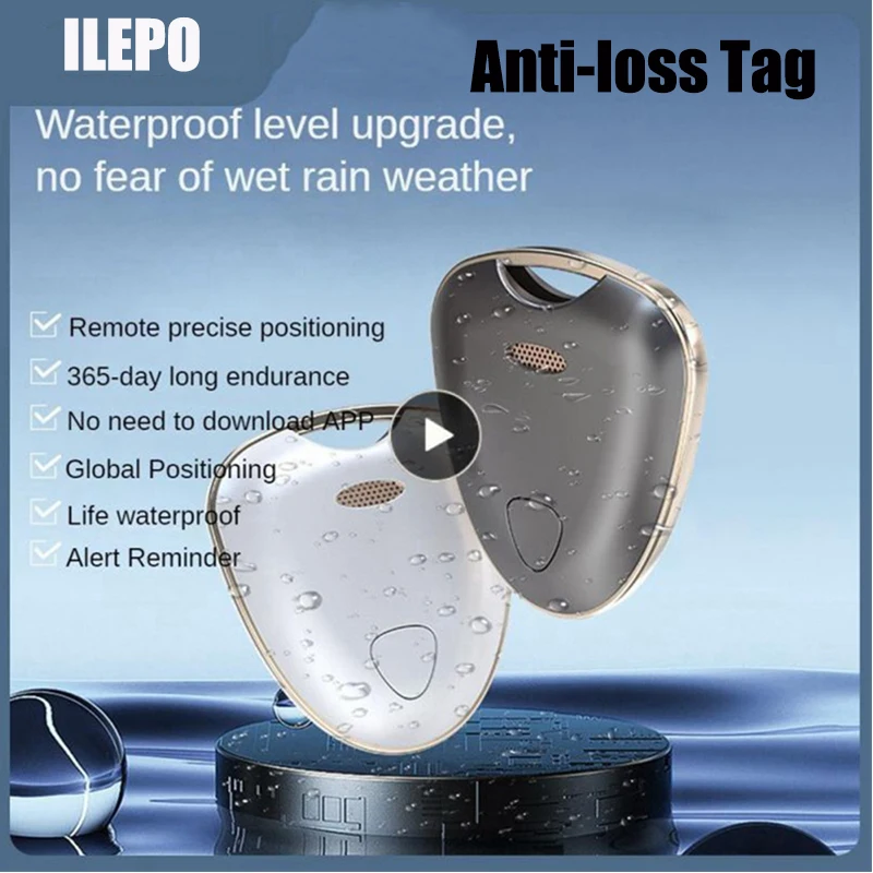 

GPS Tracker for Old Men Kid Pet Bluetooth-compatiable Mobile App Tracking Waterproof Shield Location Tag Smart Anti-loss Device