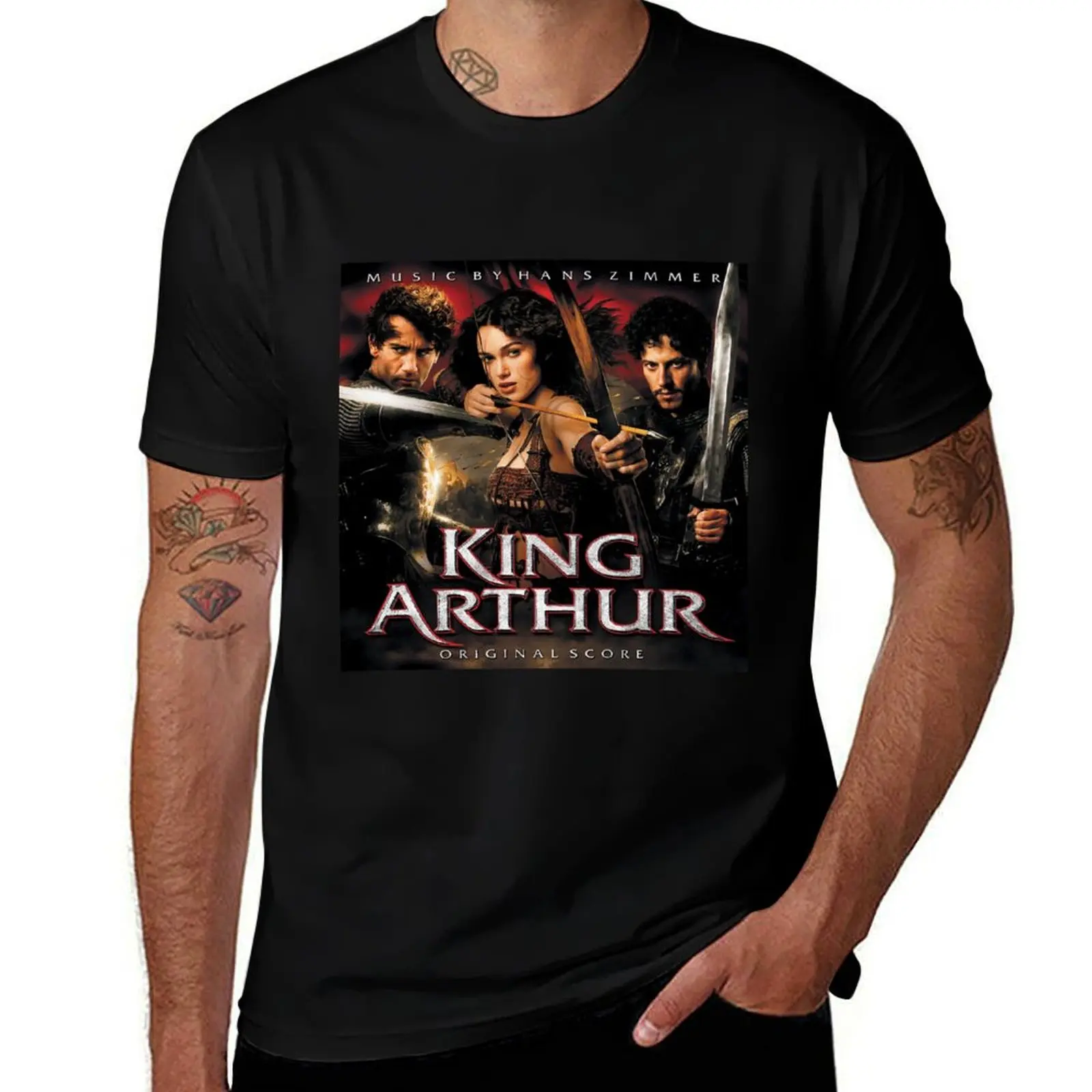 Hans Zimmer king arthur T-Shirt summer top customs design your own Short sleeve tee vintage men t shirts high quality