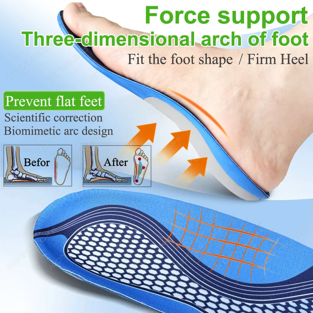 Orthopedic Insoles Flat Foot Correction Treatment For Collapse Of Transverse Arch of Foot Supporting Feet Improve X/O Leg Shape