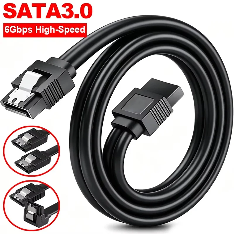 

SATA III 6Gbps High-speed Data Transmission Cord Straight HDD SDD SATA 3.0 Data Cable Solid State Hard Disk For CD Driver Writer
