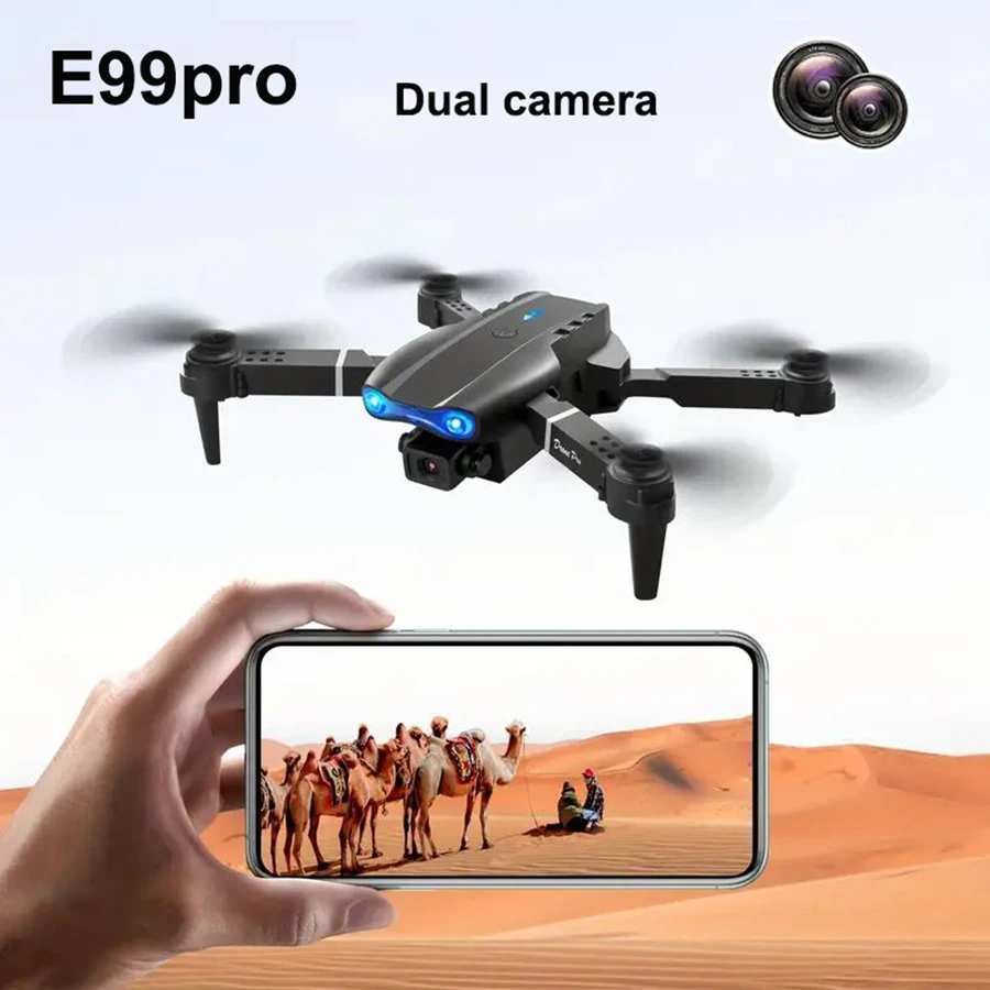 E99Pro Drone HD Professional 4k drone Dual camera WIFI fpv aircraft quadcopter Obstacle avoidance aerial photography drone