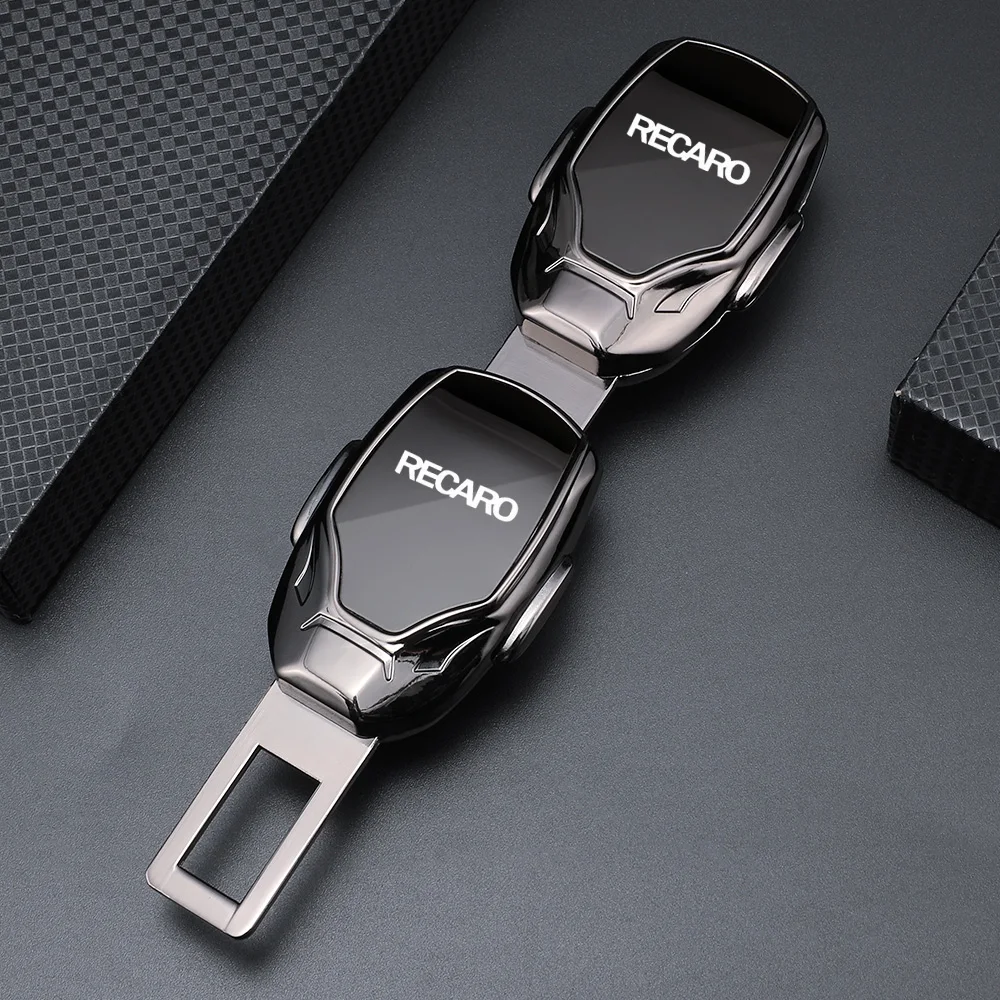 Car seat belt locker carabiner extender insurance belt insert buckle For Recaro Racing Seats Cove