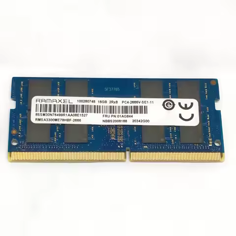 RAMAXEL RAMS DDR4 16GB 2666MHz Laptop memory ddr4 16GB 2RX8 PC4-2666V-SEE-11 SODIMM Notebook memoria 1.2v