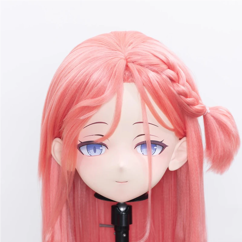 

Customize Full Headband Lock Resin Cosplay Crossdress Doll BJD Masks Japanese Animego Character Cosplay Unisex Kigurumi Masks